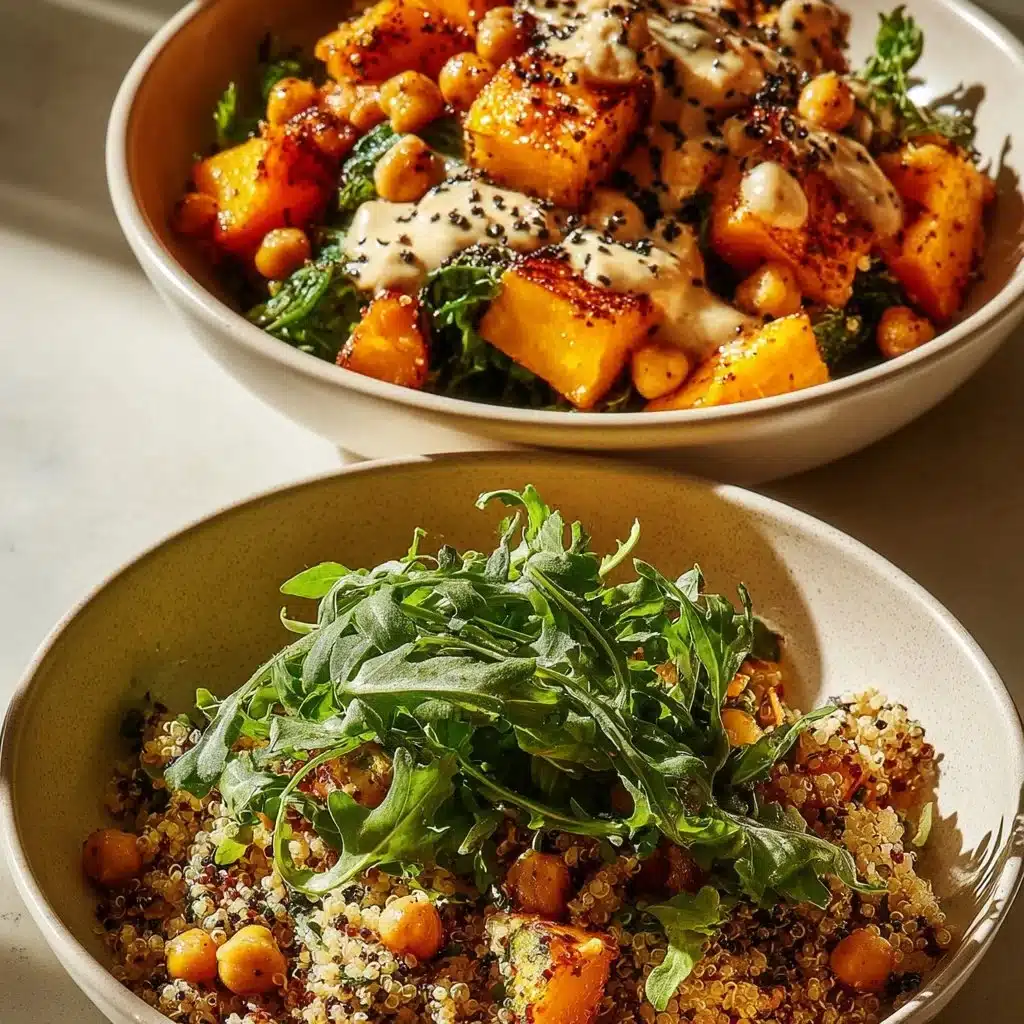 Healthy anti-inflammatory Glow Bowl with fresh ingredients