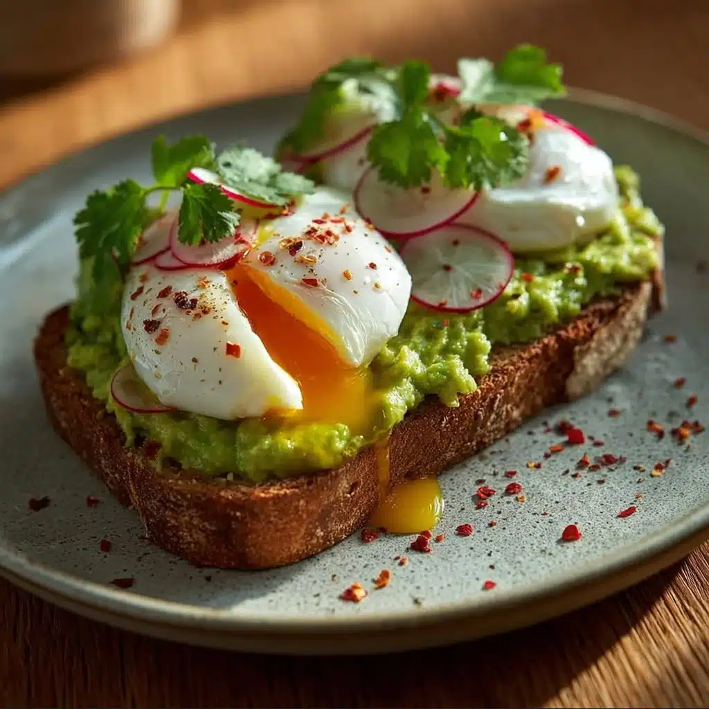 Avocado Toast with Poached Eggs