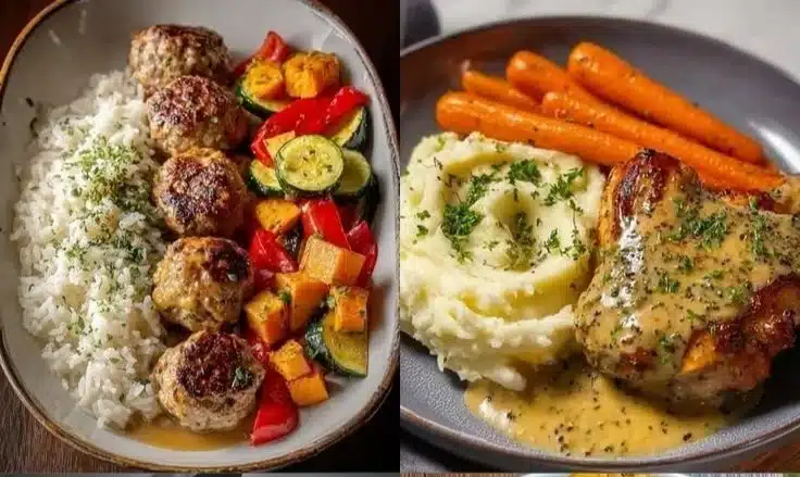 Balanced meal ideas 🥦