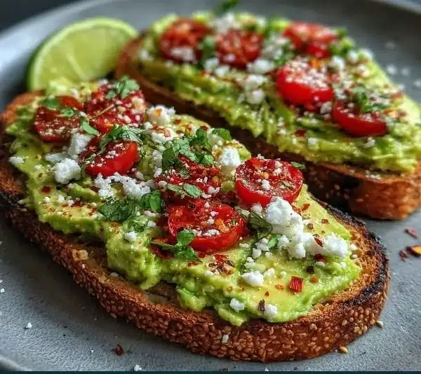 Creamy Spicy Avocado Toast