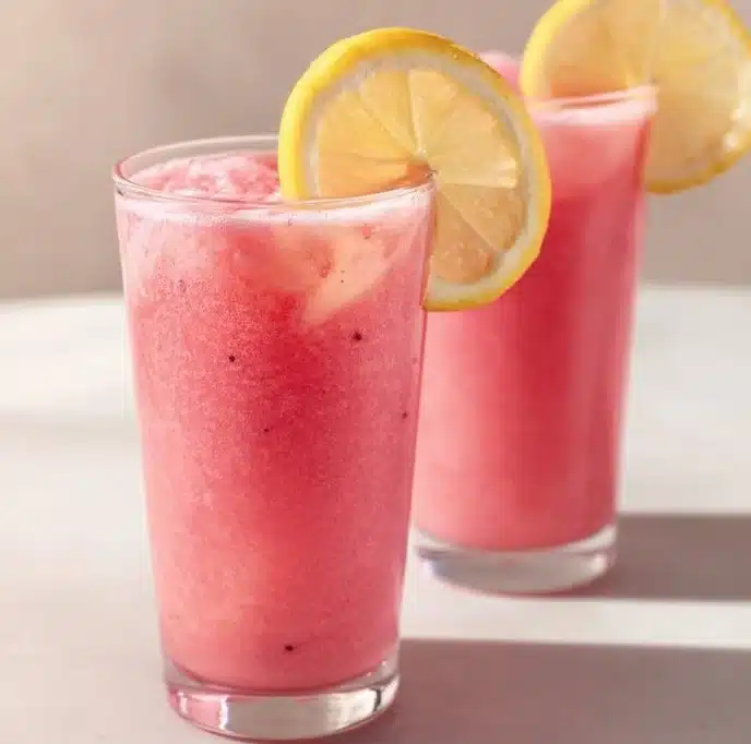 Frozen Hibiscus Lemonade