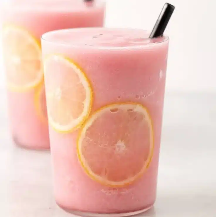 Frozen Hibiscus Lemonade