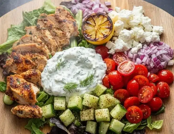 Greek Chicken Bowls