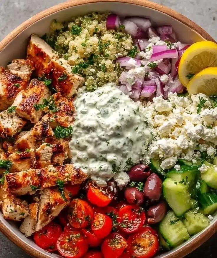 Greek Chicken Bowls