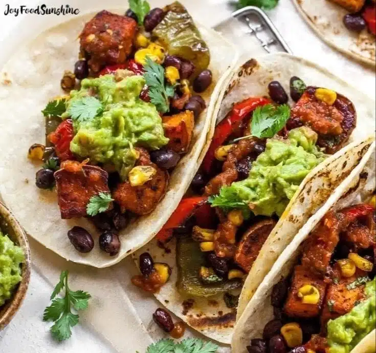 Healthy Black Bean Sweet Potato Tacos