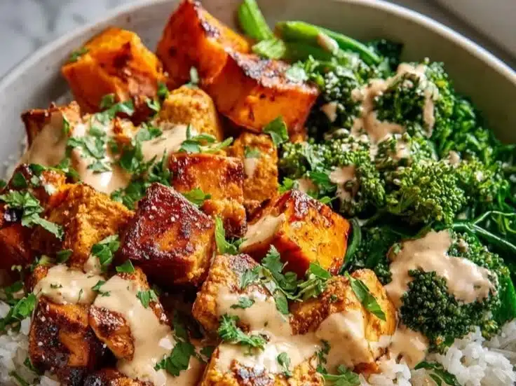 Healthy Chicken Sweet Potato Bowls