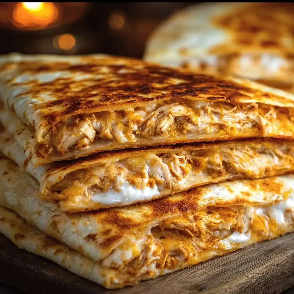High-Protein Chicken Ranch Quesadilla