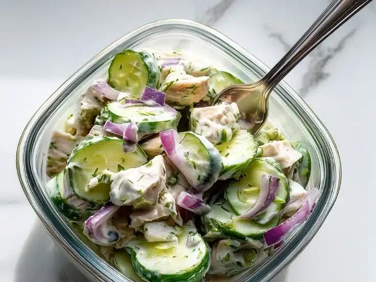 High-Protein Cucumber Salad