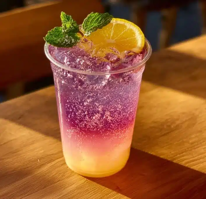Honey Lemon Pink Soda