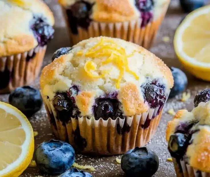Lemon Blueberry Muffins
