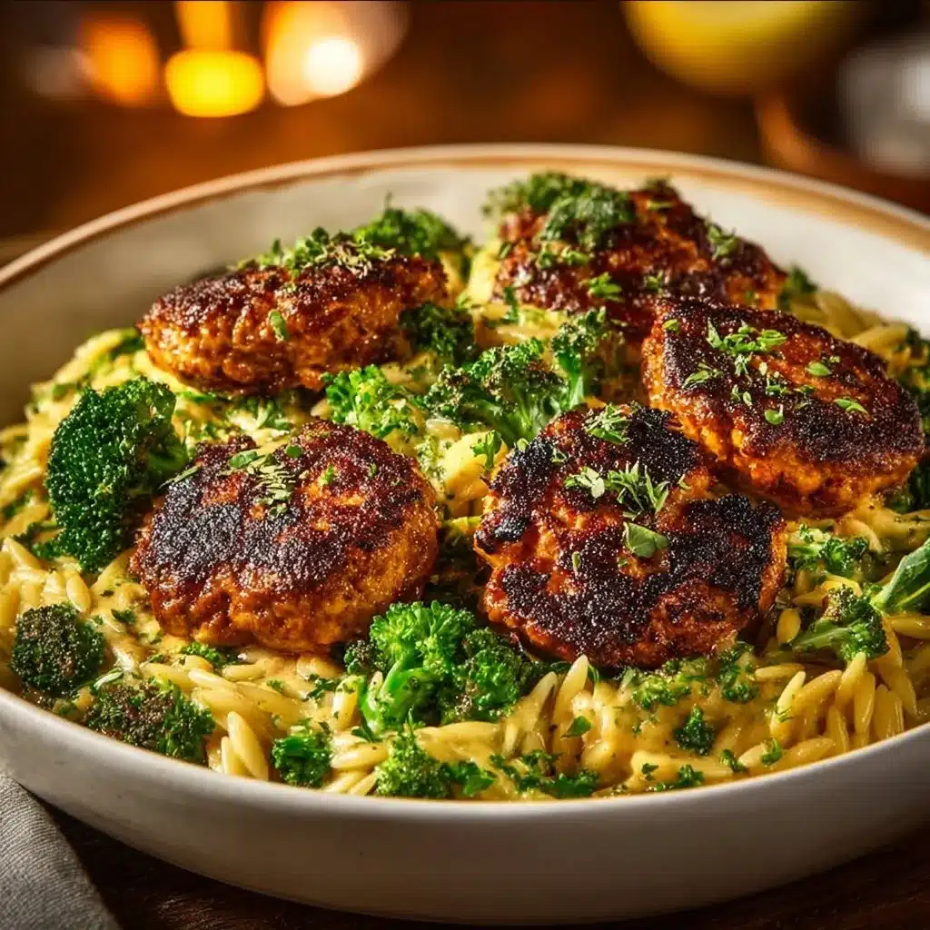 Lemon Pepper Chicken Broccoli Orzo