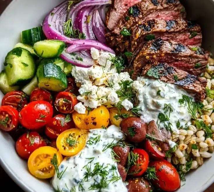 Mediterranean Steak Bowl