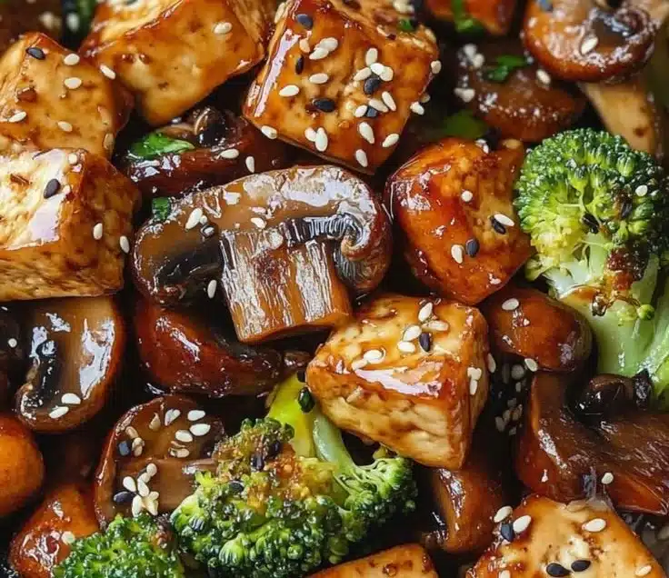 Mushroom and Tofu Stir-Fry