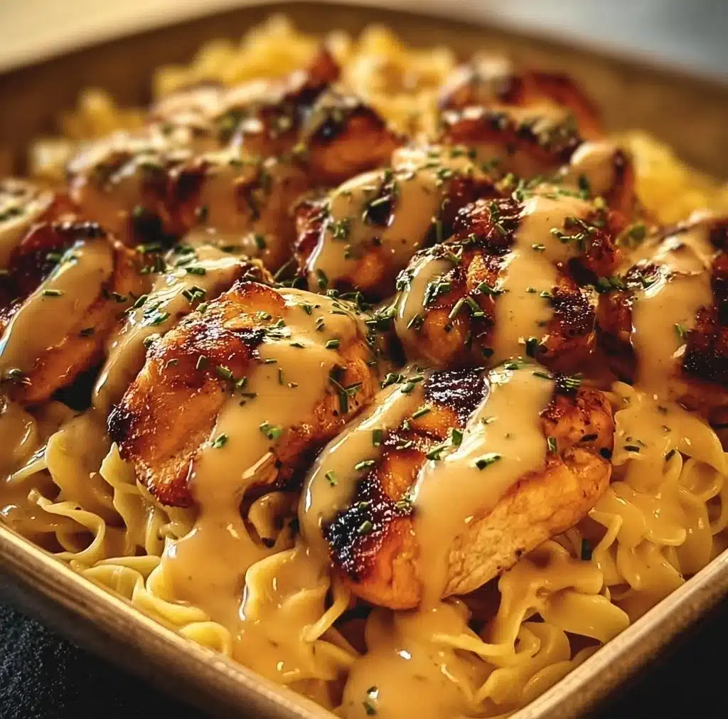 One-Pan Chicken with Buttered Noodles