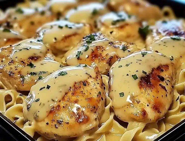 One-Pan Chicken with Buttered Noodles