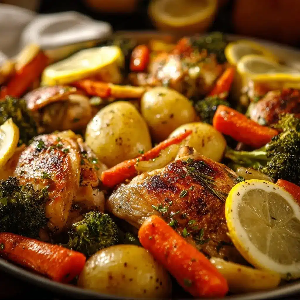 Sheet Pan Lemon Herb Chicken and Vegetables
