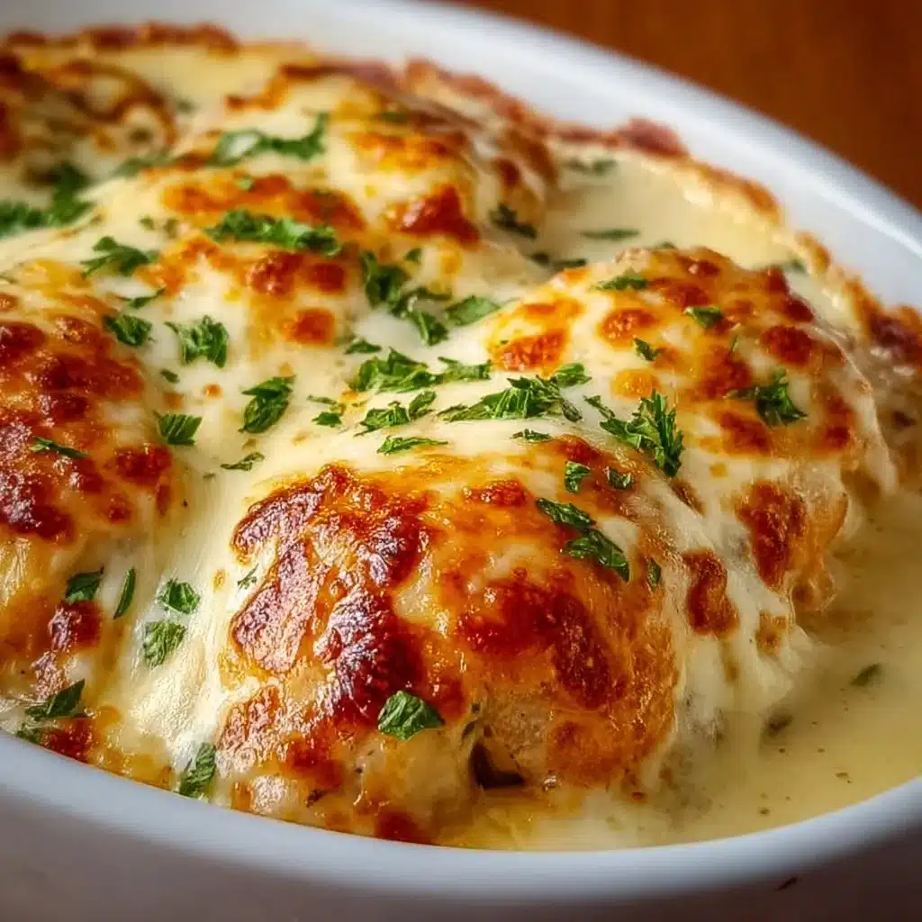 Smothered Cheesy Sour Cream Chicken