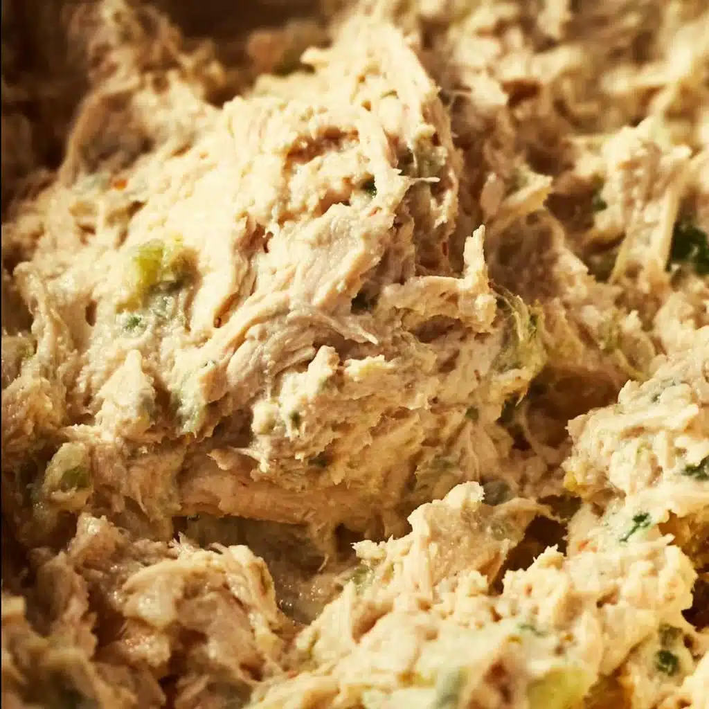 Delicious Southern style chicken salad with fresh ingredients and flavors