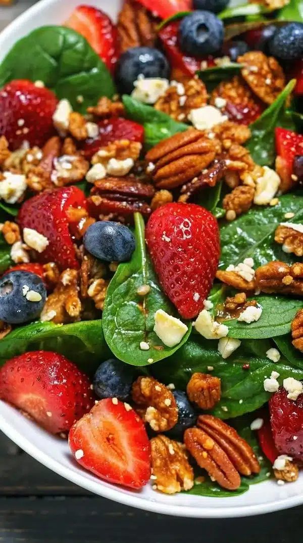 Strawberry Spinach Salad