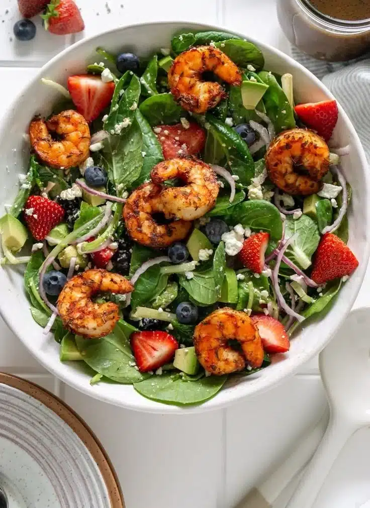 Strawberry Spinach Salad