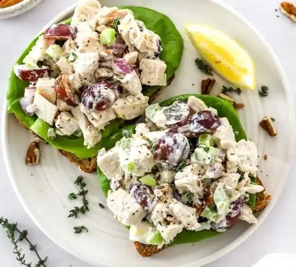 The BEST Healthy Chicken Salad