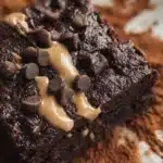 Single-serve gluten-free protein brownie ready in two minutes.