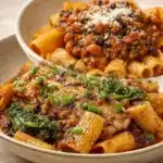 Colorful anti-inflammatory dinner plate with healthy vegetables and grains.