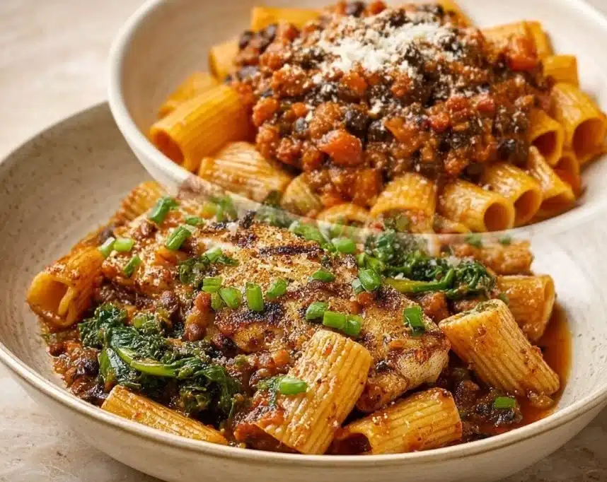 Colorful anti-inflammatory dinner plate with healthy vegetables and grains.