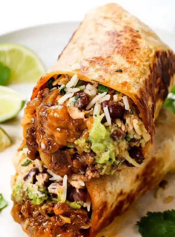 Beef Burritos with Chipotle Sauce