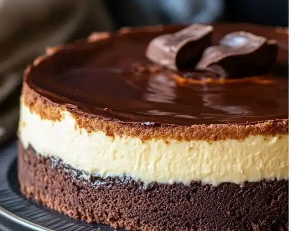 Bring Joy with Brownie Cheesecake