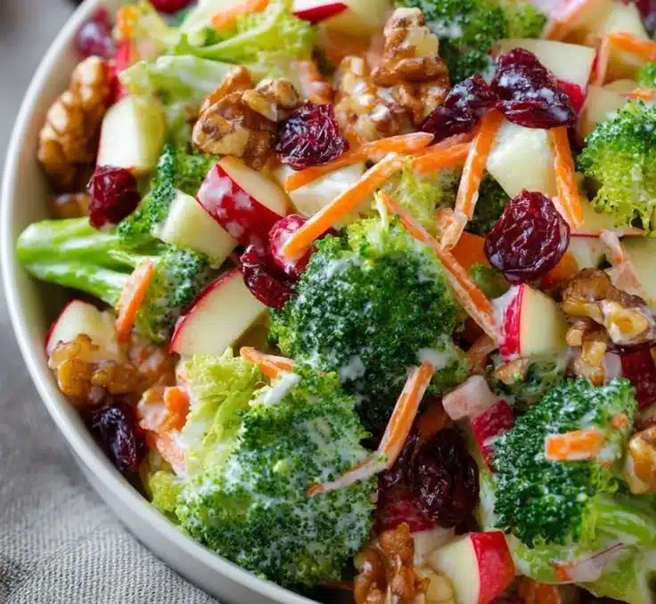 Broccoli Apple Salad: A Crunchy Delight