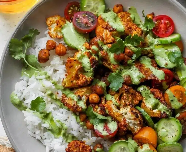 Cauliflower Shawarma Bowls