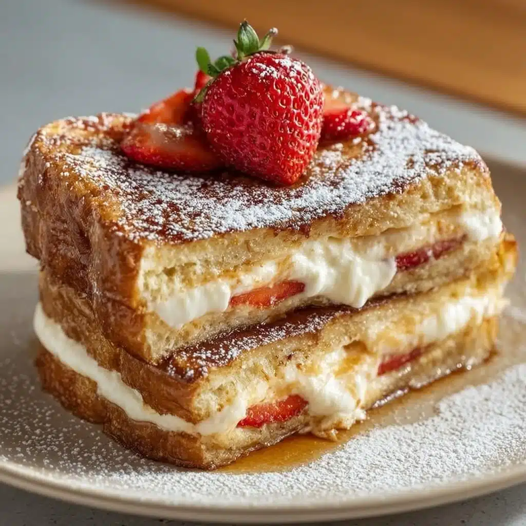 Cheesecake Stuffed French Toast