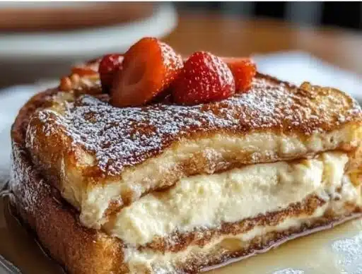 Cheesecake Stuffed French Toast