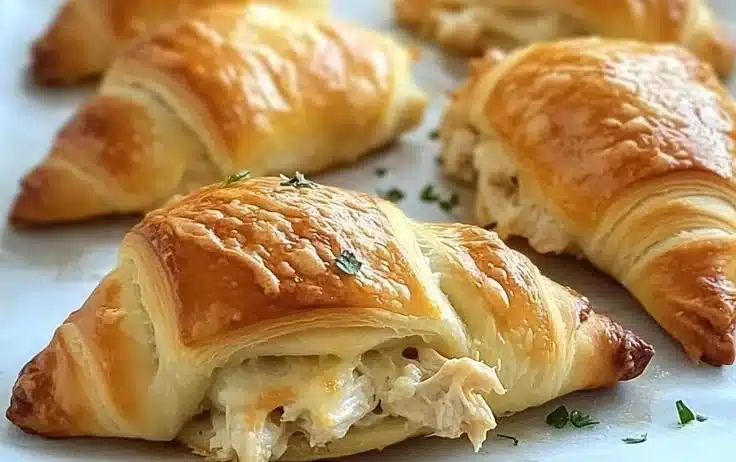 Chicken Stuffed Crescent Rolls