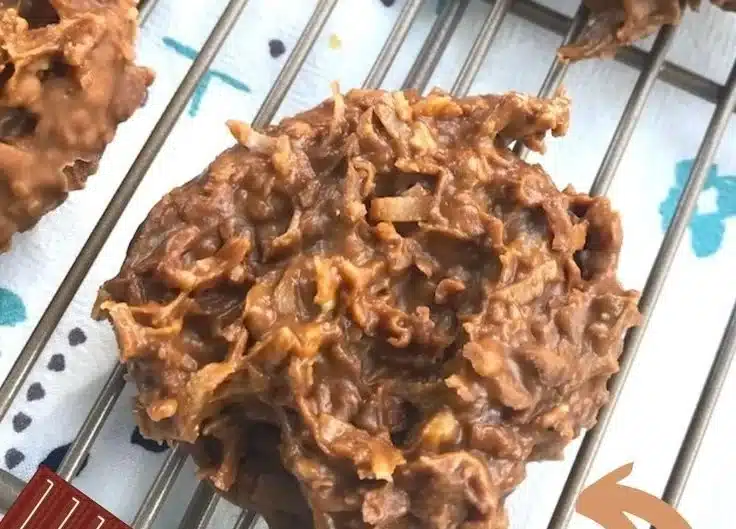 Chocolate & Peanut Butter Keto No Bake Cookies