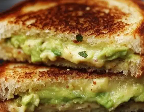 Creamy Avocado Grilled Cheese