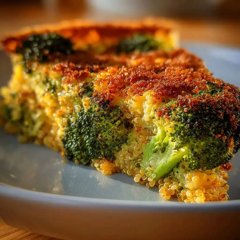 Creamy Broccoli and Quinoa Bake