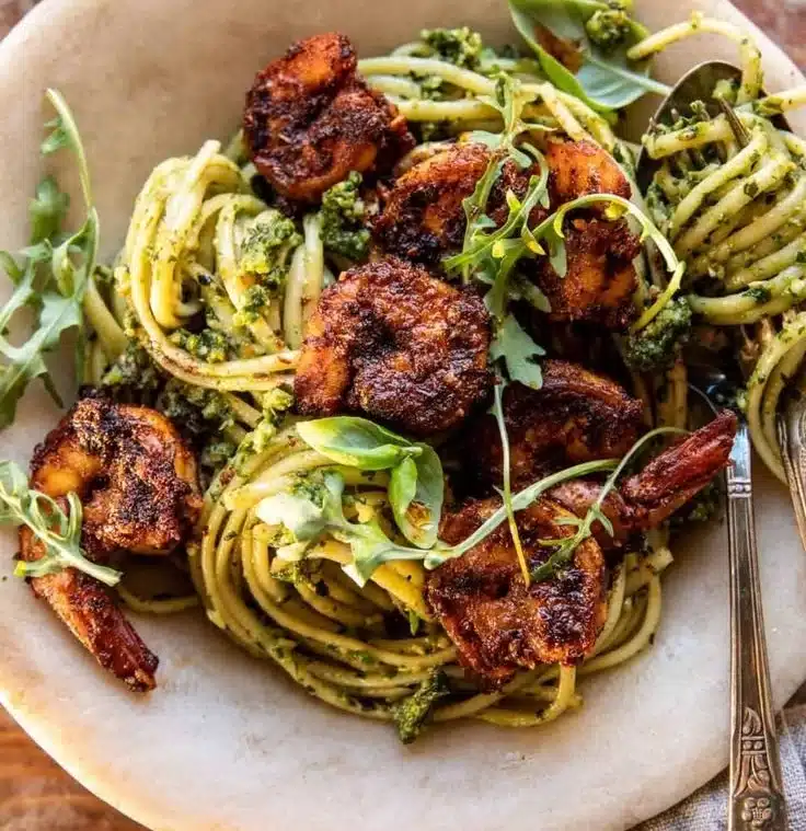 A vibrant assortment of delicious flavors in a gourmet dish.