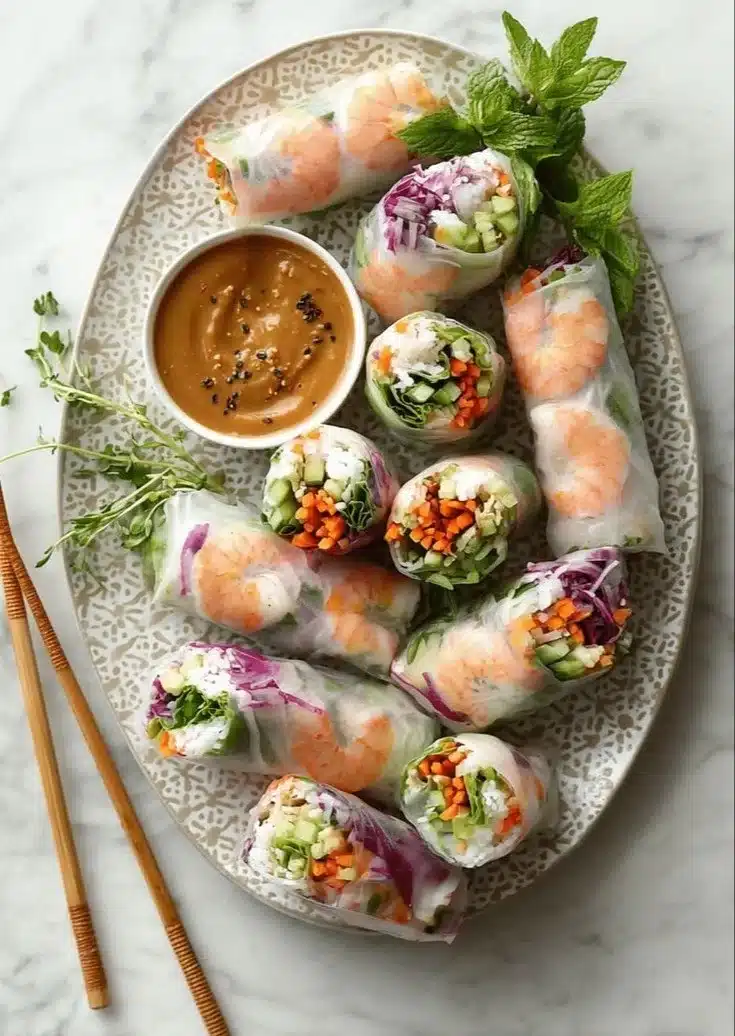 Delicious Shrimp Spring Rolls
