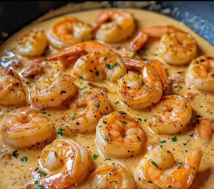 Easy Creamy Garlic Shrimp