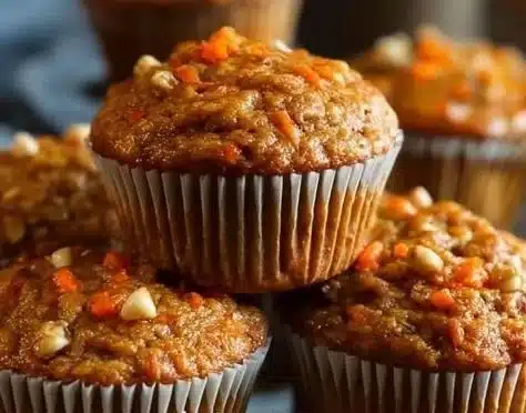 Easy One-Bowl Carrot Oatmeal Muffins