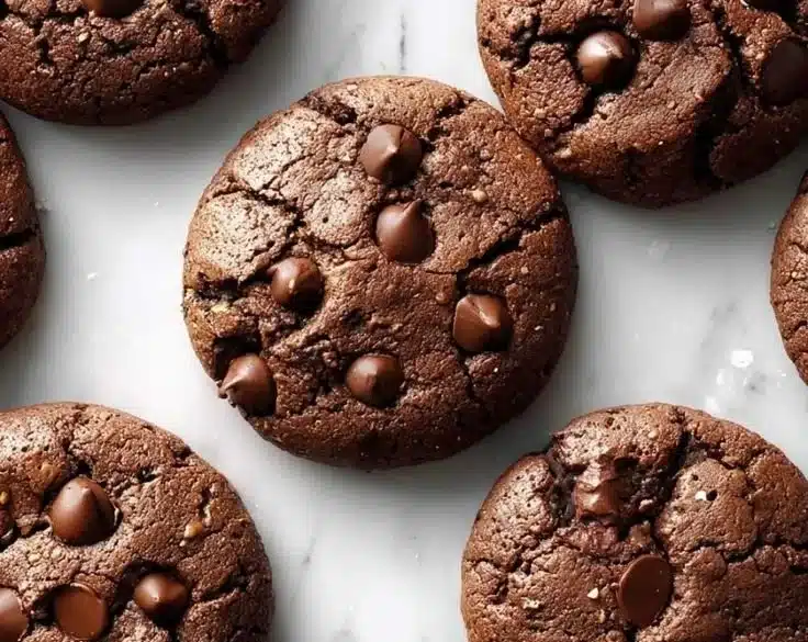 Healthy High Protein Cocoa Chickpea Cookies With Banana
