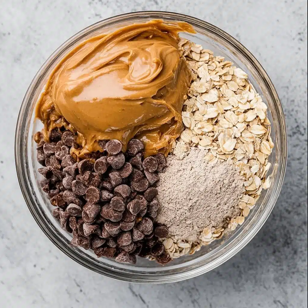 Healthy no bake protein balls made with natural ingredients