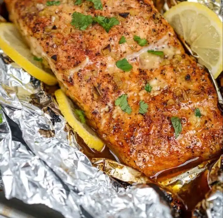 Honey, Garlic, and Lemon Baked Salmon