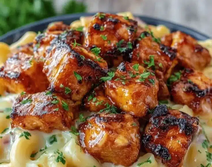 Honey Pepper Chicken Recipe Easy Sweet Spicy Dinner with Creamy Mac and Cheese