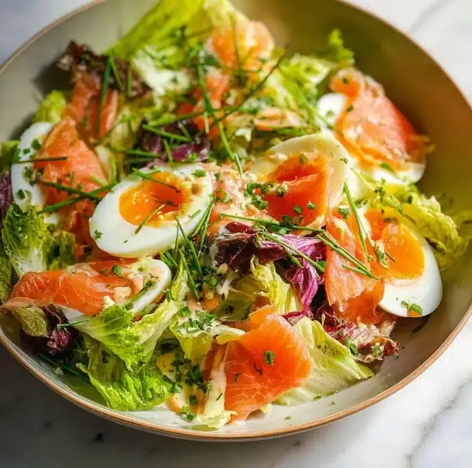 Keto Smoked Salmon Salad