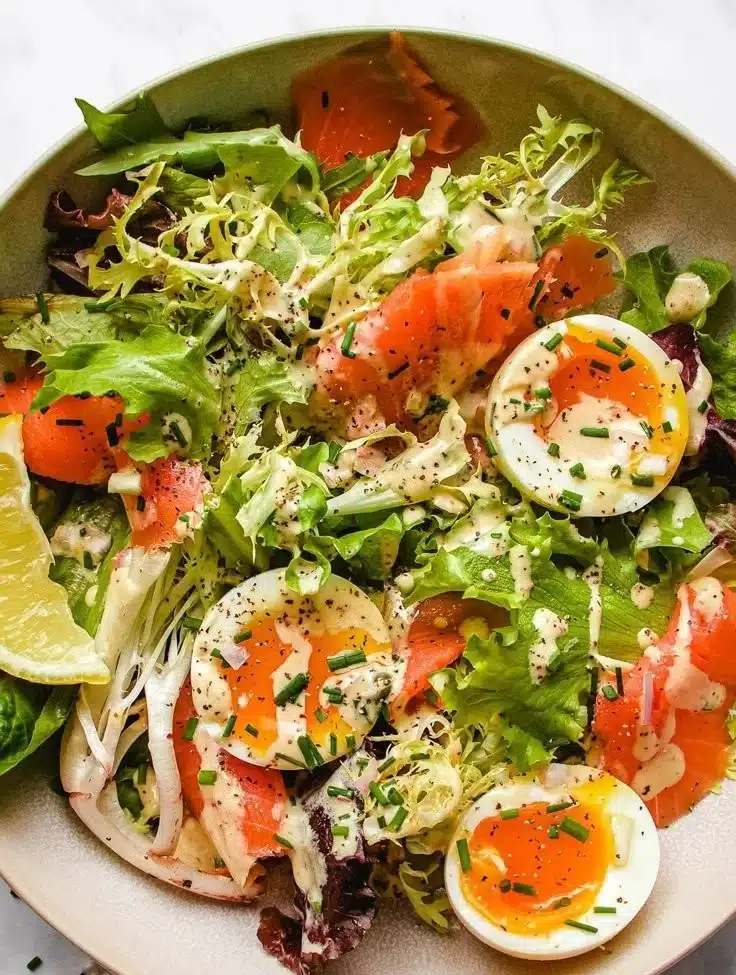 Keto Smoked Salmon Salad