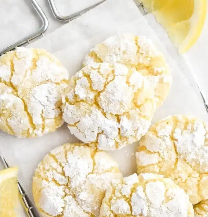 Lemon Crinkle Cookies