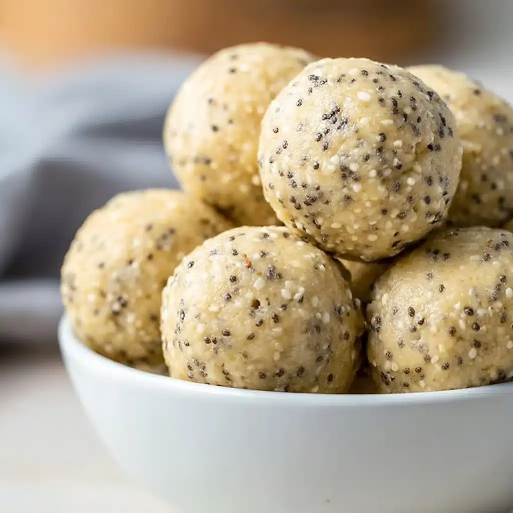 Lemon Poppyseed Protein Balls for a nutritious snack